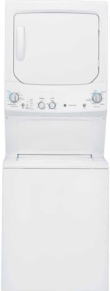 GE Unitized Spacemaker 3.8 Cu. Ft. Washer and 5.9 Cu. Ft. Electric Dryer GUD27ESSMWW