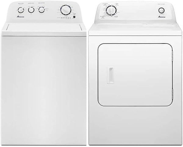 Amana White Top Load Washer/Dryer Pair