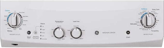 GE Unitized Spacemaker 3.8 Cu. Ft. Washer GUD27GSSMWW