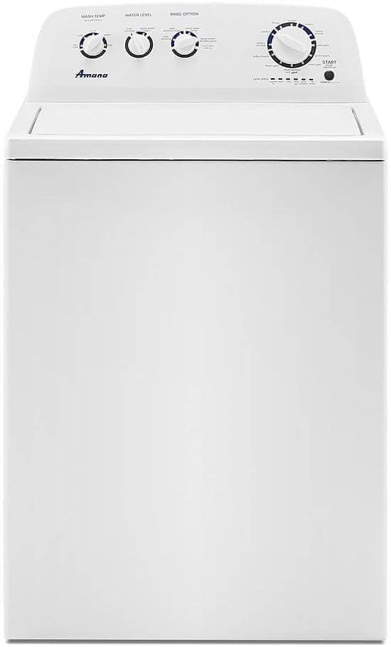 Amana White Top Load Washer/Dryer Pair