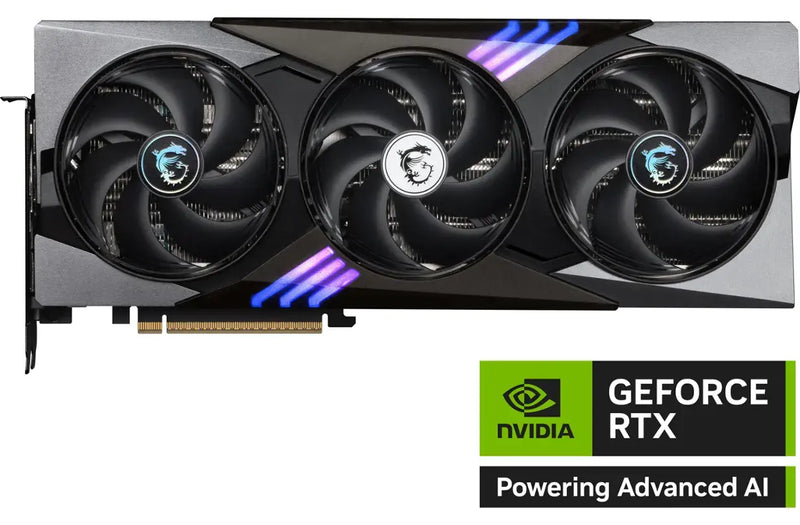 NVIDIA MSI GeForce RTX 5080 GAMING TRIO OC 16GB GDDR7 Graphics Card G5080-16GTC Black