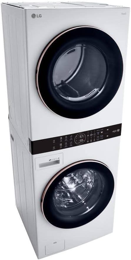 LG WashTower with Center Control 4.5 Cu. Ft. Washer and 7.4 Cu. Ft. Electric Dryer WKE100HWA