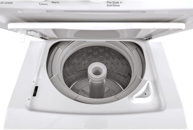 GE Unitized Spacemaker Washer & Gas Dryer 4.4 Cu. Ft GUD24GSSMWW