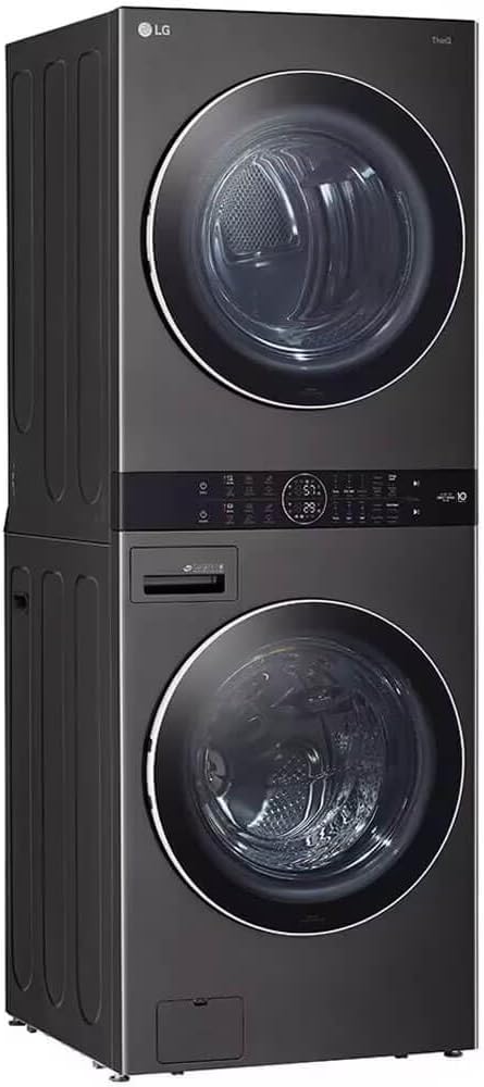 LG Single Unit Front Load WashTower with Center Control 4.5 cu. ft. Washer and 7.4 cu. ft. Gas Dryer WKGX201HBA