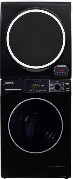 Equator Advanced Appliances Stainless Steel Washer/Compact Short Dryer EW826BED852