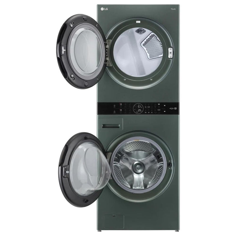 LG Single Unit Front Load WashTower with Center Control 4.5 Cu. Ft. Washer and 7.4 Cu. Ft. Electric Dryer WKEX200HGA