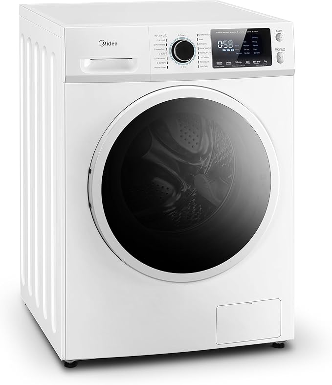 Midea 24 Inch Washer and Dryer Combo, All in One Washer and Dryer 2.7 cu.ft 26lbs