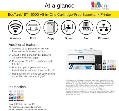 Epson EcoTank ET-15000 All-in-One Printer