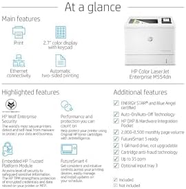 HP Color LaserJet Enterprise M554dn Printer