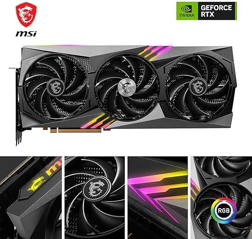 MSI GeForce RTX 4090 Gaming Trio 24GB GDDR6X VRAM Graphics Card G4090GT24