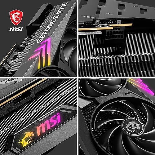 MSI GeForce RTX 4090 Gaming Trio 24GB GDDR6X VRAM Graphics Card G4090GT24