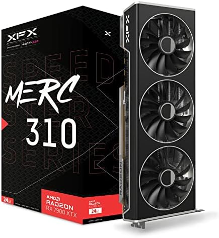 XFX Mercury AMD Radeon RX 7900 XTX Magnetic Air Gaming Graphics Card with 24GB GDDR6