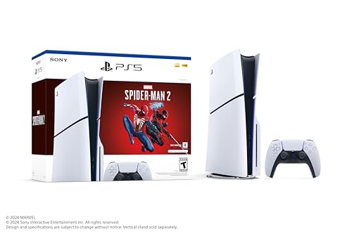 Ps5 Slim Console with Spiderman Accessories Kit