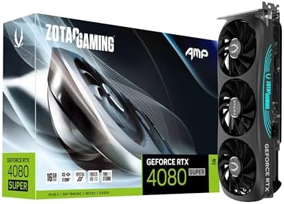 Zotac Gaming GeForce RTX 4080 Super Amp Dlss 3 16gb Gddr6x 256-bit 23 Gbps PCIe 4.0 Gaming Graphics Card, IceStorm 2.0 Advanced Cooling, Spectra RGB