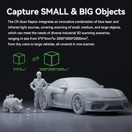 Creality CR-Scan Raptor 3D Scanner 0.02mm Accuracy