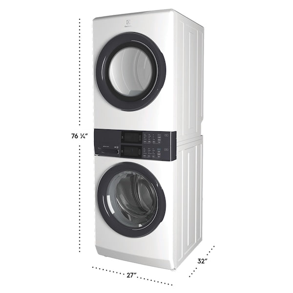 Electrolux ELTE7300AW Laundry Tower 4.4 Cu. Ft. Washer & 8 Cu. Ft. Electric Dryer