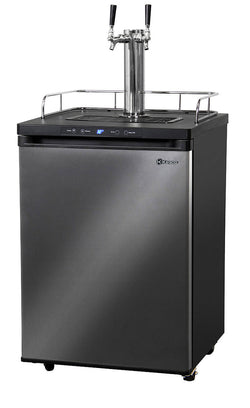 Dual Tap Stainless Steel Digital Kegerator